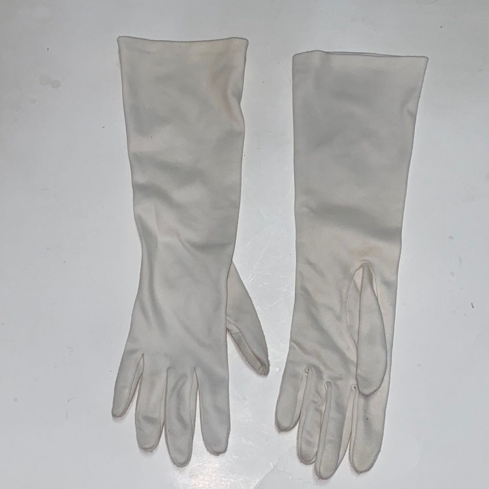 Analon Hansen Vintage Chic Ivory Women's Gloves Size 7.5